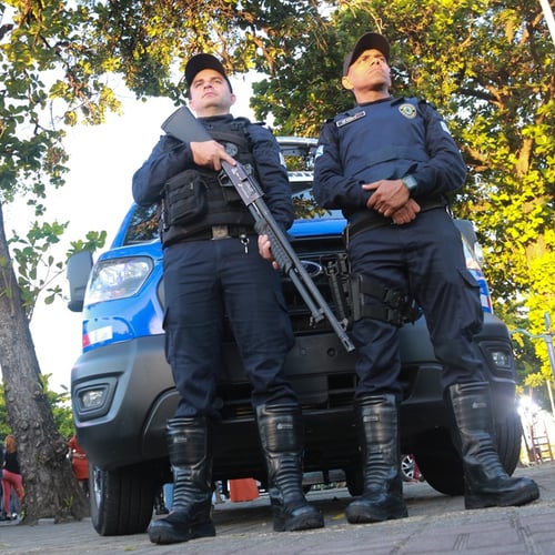 Guardas de Fortaleza CE (Foto: Kiko Silva/Divulgação)