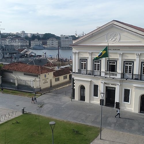 Vista aérea do Tribunal Marítimo (Foto: Divulgação / Tribunal Marítimo)
