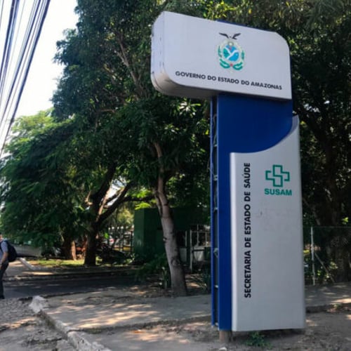 Fachada prédio SES AM (Foto: Divulgação)
