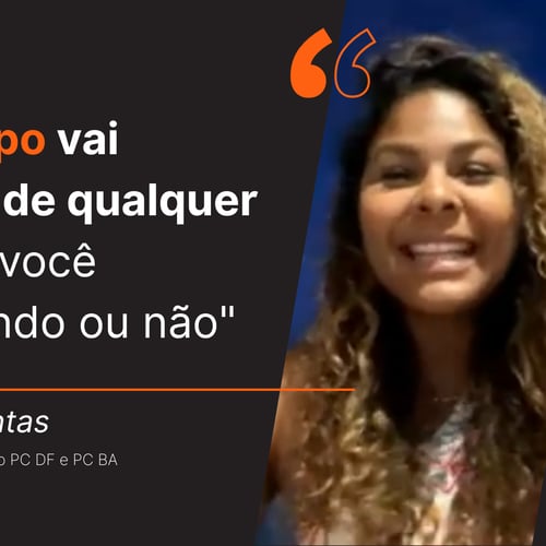 Aprovada no concurso PC BA conta história