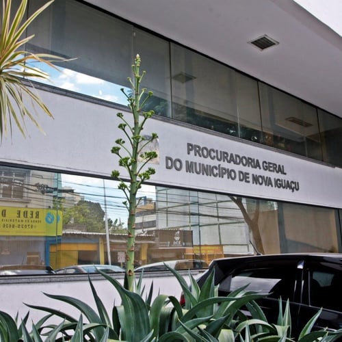 Fachada da Procuradoria-Geral do Município de Nova Iguaçu (Foto: Divulgação)