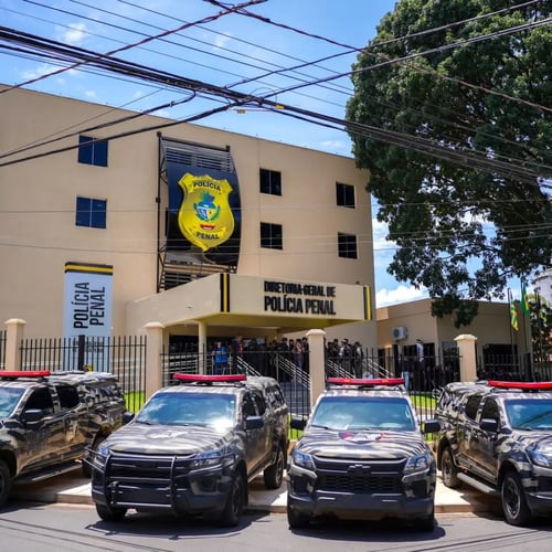 Prédio da Polícia Penal GO (Foto: Junior Guimarães/Agência Cora Coralina de Notícias GO)