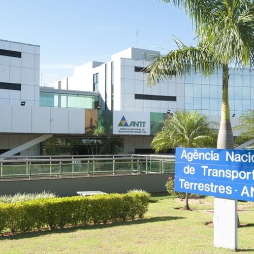 Placa sinalizadora da ANTT (Foto: Governo Federal)