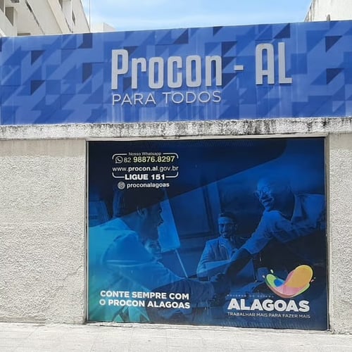 Unidade do Procon AL, que abriu concurso