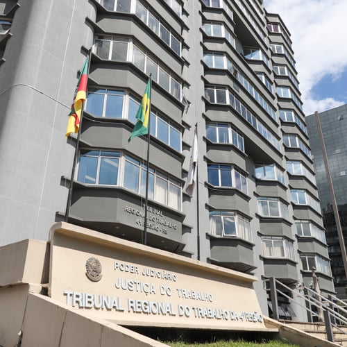 Fachada do TRT RS (Foto: Ascom/Cofen)