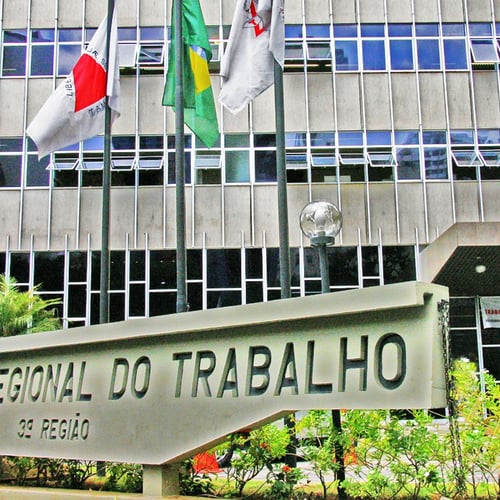 Fachada do Tribunal Regional do Trabalho de Minas Gerais (Foto: Divulgação)