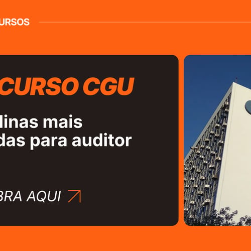 disciplinas mais cobradas concurso CGU auditor