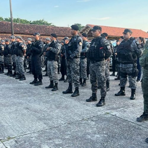 Policiais Militares do Amazonas (Foto: Divulgação/PM AM)