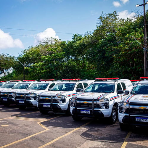 Viaturas da Polícia Militar do Maranhão (Foto: Divulgação/SSP MA)
