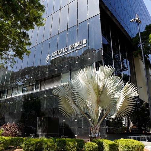 Fachada do Tribunal Regional do Trabalho de Goiás (Foto: Divulgação/TRT GO)