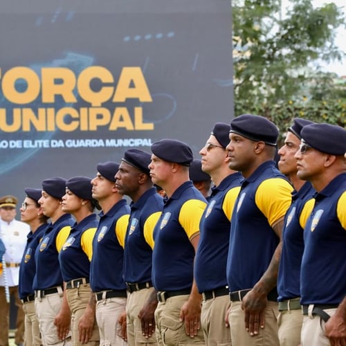 Agentes da Força de Segurança Municipal do Rio (Foto: Divulgação/Prefeitura do Rio de Janeiro)
