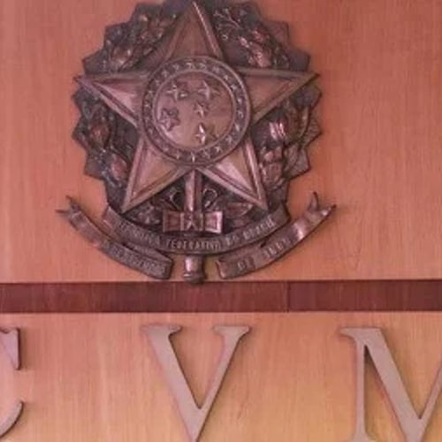 Brasão da República com as iniciais da CVM (Foto: Divulgação)