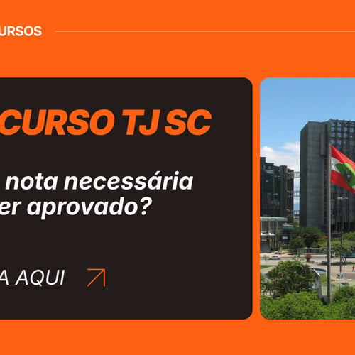 Nota mínima concurso TJ SC