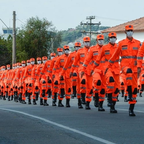 Bombeiros de Minas Gerais em atuação (Foto: Agência Minas)