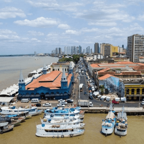 Imagem aérea de Belém (Foto: Divulgação)