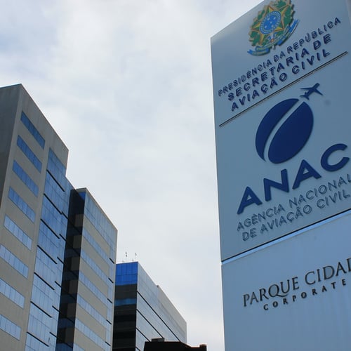 Placa sinalizadora da Anac (Foto: Divulgação/Anac)