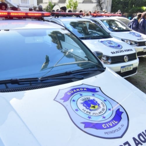 Viatura da Guarda Municipal de Petrópolis (Foto: Divulgação)