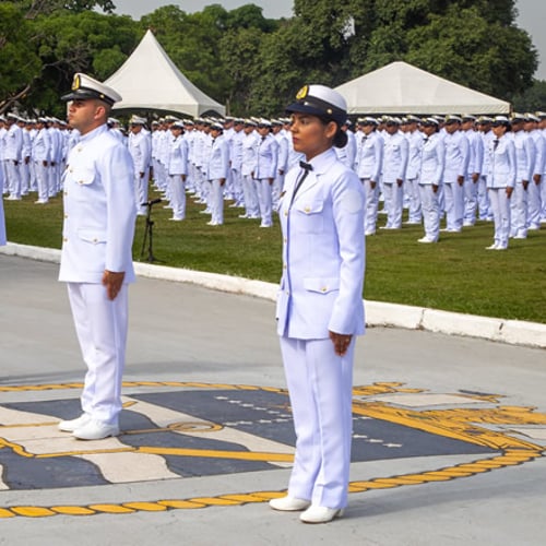 Formação da Marinha (Foto: Divulgação)