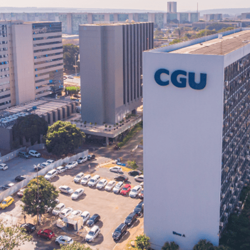 Vista aérea do prédio da CGU em Brasília (Foto: Divulgação GOV BR)