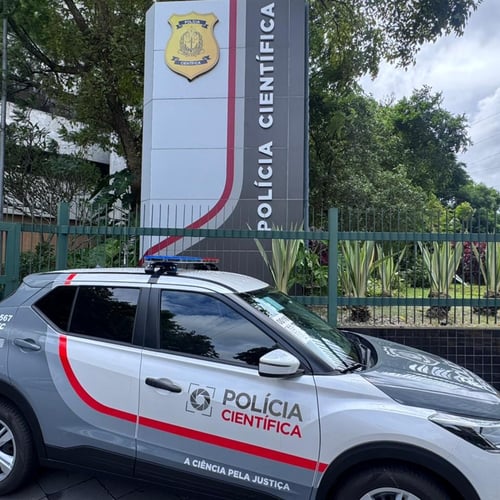 Viatura da Polícia Científica de São Paulo (Foto: Divulgação Governo SP)