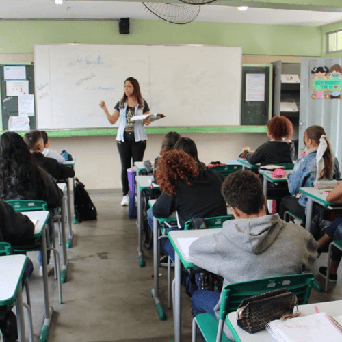 Sala de aula da SEE MG (Foto: Divulgação)