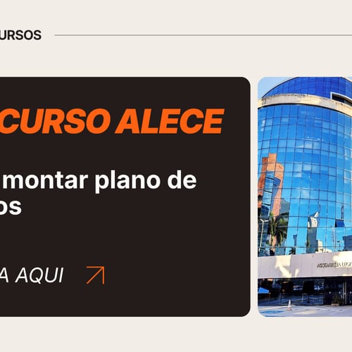 como montar plano de estudos para alece