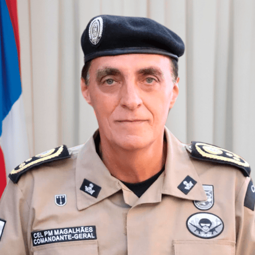 Comandante-geral da Polícia Militar da Bahia, coronel Magalhães (Foto: Divulgação/PM BA)
