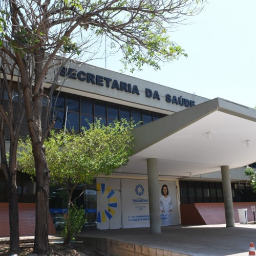 Fachada da Secretaria de Estado de Saúde do Tocantins (Foto: Ananda Santos/Governo do Tocantins)