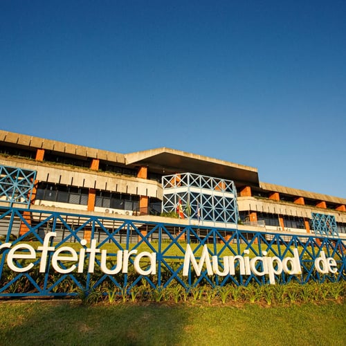 Fachada da Prefeitura de Joiville SC (Foto: Divulgação)