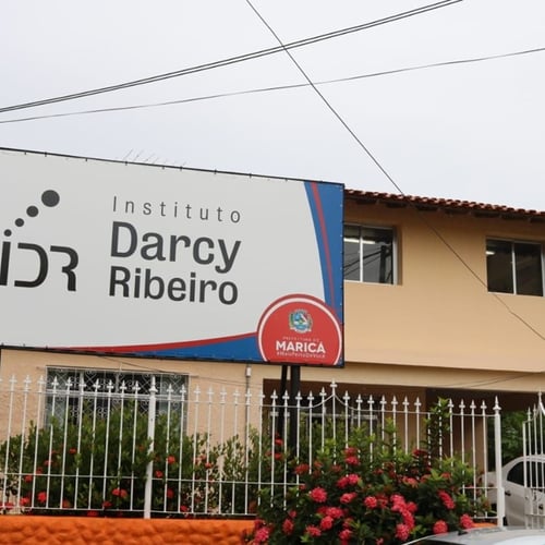 Fachada do Instituto Darcy Ribeiro, em Maricá (Foto: Divulgação)