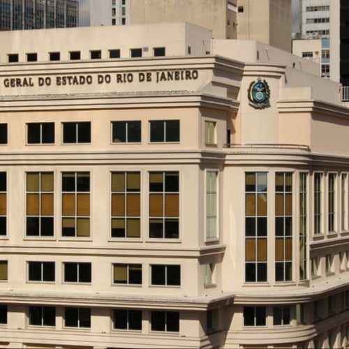 Fachada da Procuradoria Geral do Estado do Rio de Janeiro (Divulgação)