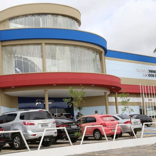 Entrada do Centro Administrativo de Saúde em Sergipe (Foto: Divulgação)