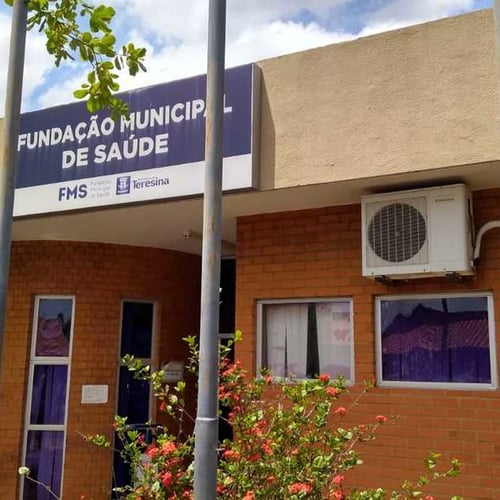 Fachada do prédio da Fundação Municipal de Saúde de Teresina, no Piauí (Foto: Divulgação)