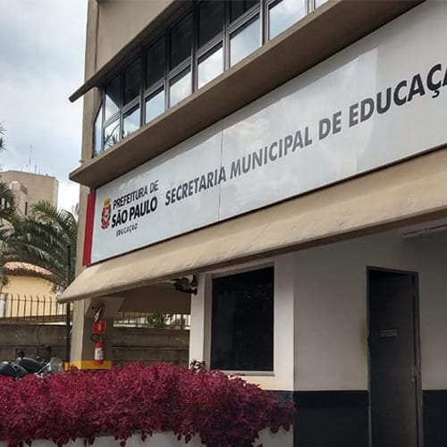 Fachada do prédio da SME SP (Foto: Divulgação)