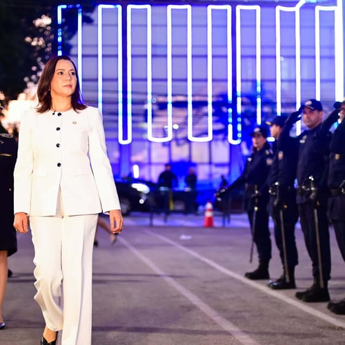 Governadora em cerimônia de 110 anos da PM AC (Foto: Ingrid Kelly/Secom AC)