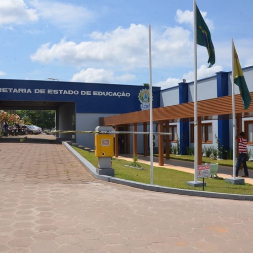 Fachada da SEE AC (Foto: Divulgação)