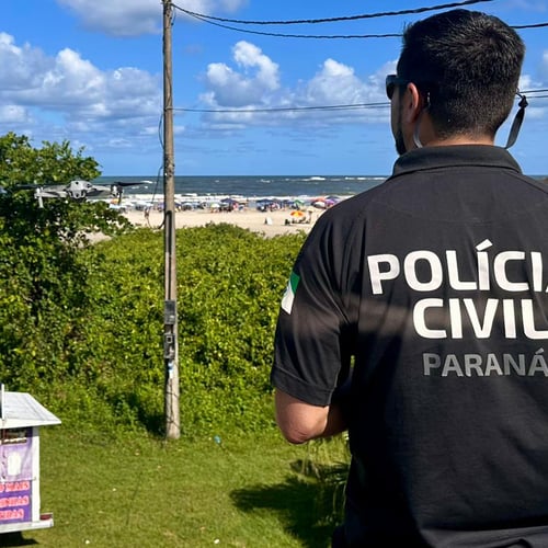 Policial civil do Paraná (Foto: Natália Bezerra/PC PR)