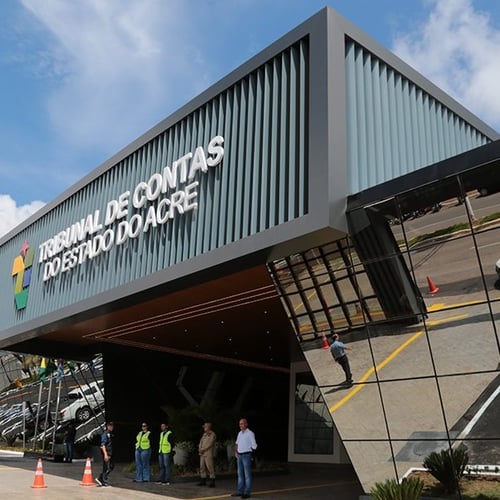 Fachada da Tribunal de Contas do Estado do Acre (Foto: Divulgação)