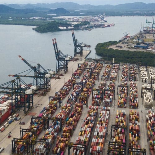 Porto de Santos SP (Foto: Divulgação)