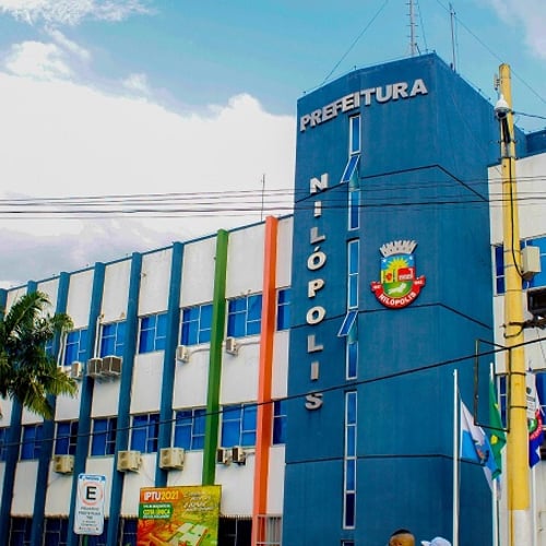 Fachada da Prefeitura de Nilópolis RJ (Foto: Divulgação)