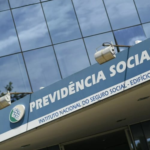 Fachada do prédio da Previdência Social (Foto: Pedro França/Agência Senado)