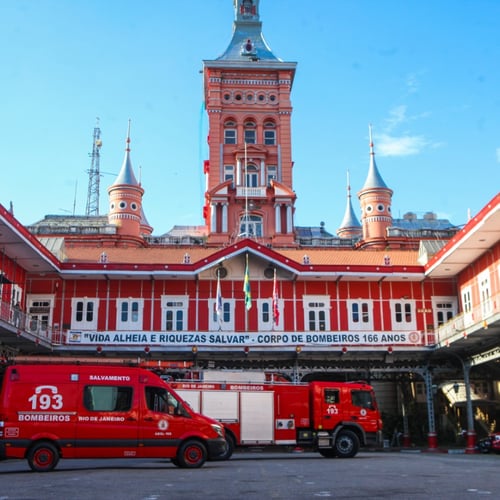 Batalhão do Corpo de Bombeiros do Rio de Janeiro (Foto: CBMERJ)