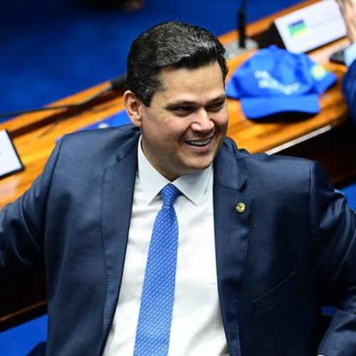 Presidente do Senado, Davi Alcolumbre (Foto: TV Senado)