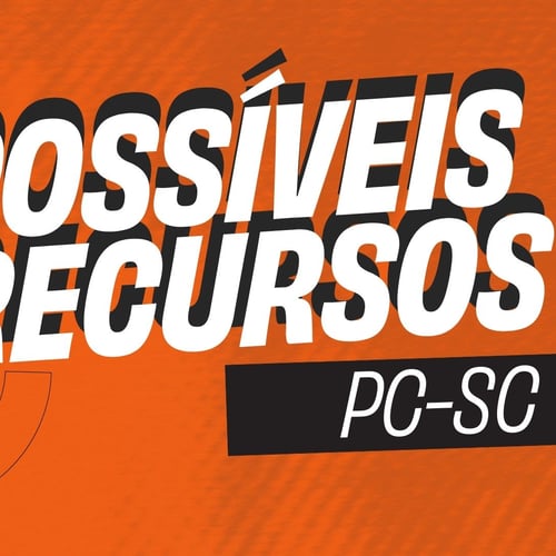 possíveis recursos concurso PC SC