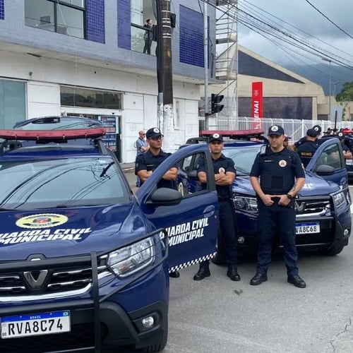 Concurso Guarda de Cubatão SP (Foto: Divulgação PMC)