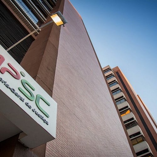 Fachada do Ministério Público de Santa Catarina (Foto: Divulgfação)