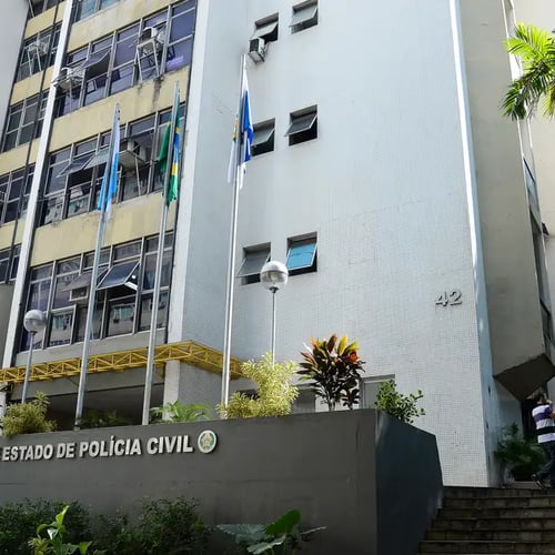 Fachada do prédio da Polícia Civil do Rio de Janeiro
