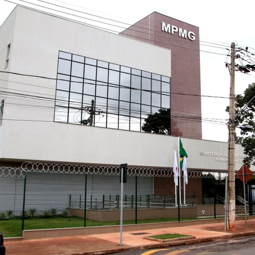 Fachada de uma das unidades do Ministério Público de Minas Gerais (Foto: Eric Bezerra/MP MG)