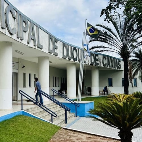 Fachada da Prefeitura de Caxias, no Rio de Janeiro (Foto: Divulgação)