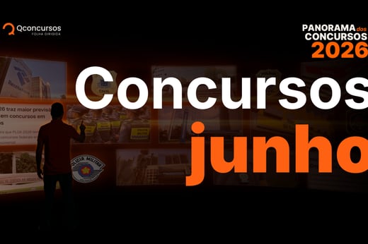 Concursos junho 2026 têm quase 40 editais previstos por todo país